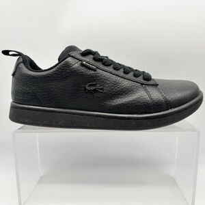 Lacoste Women's Carnaby‎ Evo Gore-Tex Leather Shoes US Women’s 5.5- Black/Black
